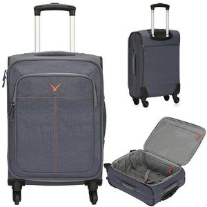 NEW 21-Inch Softside Luggage w/ Spinner Wheels 40L Flight Approved Carry…